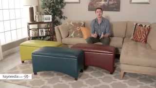 Belham Living Hutton Arched Nailhead Storage Bench - Product Review Video