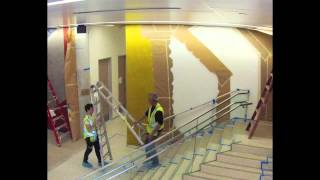 Sol Lewitt Wall Drawing #520 Installation Time Lapse