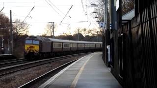 WCRC 57316 and 57305 on the Canterbury Special at Welham Green - 3rd December 2016