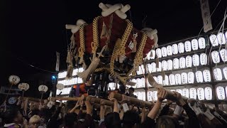 野遠町ふとん太鼓秋祭り2024 本宮 - 町内巡行/宮入 | 令和6年10月13日