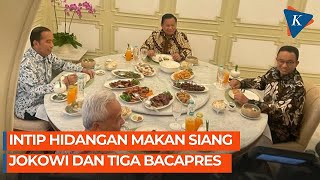 Berbagai Menu Jamuan Makan Jokowi untuk Tiga Bacapres, Dari Ayam Kodok sampai Es Laksamana Mengamuk