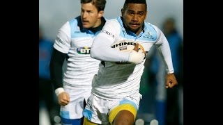 Nikola Matawalu picks \u0026 dives over for Try - Leinster v Glasgow Warriors 1st March 2014