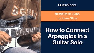 How to Connect Arpeggios in a Guitar Solo | Rock Licks Workshop