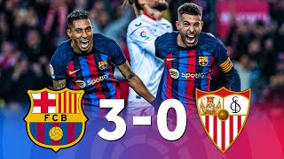 Barcelona vs Sevilla [3-0], La Liga 2023 - MATCH REVIEW