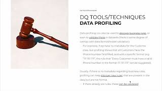"Introduction to Data Quality and Data Management" Course Preview: Data Profiling