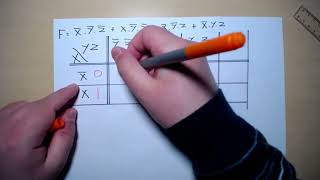 Simplification of Boolean Expressions using Karnaugh Maps (Example 1)