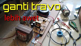 Cara modif psu polytron pake travo