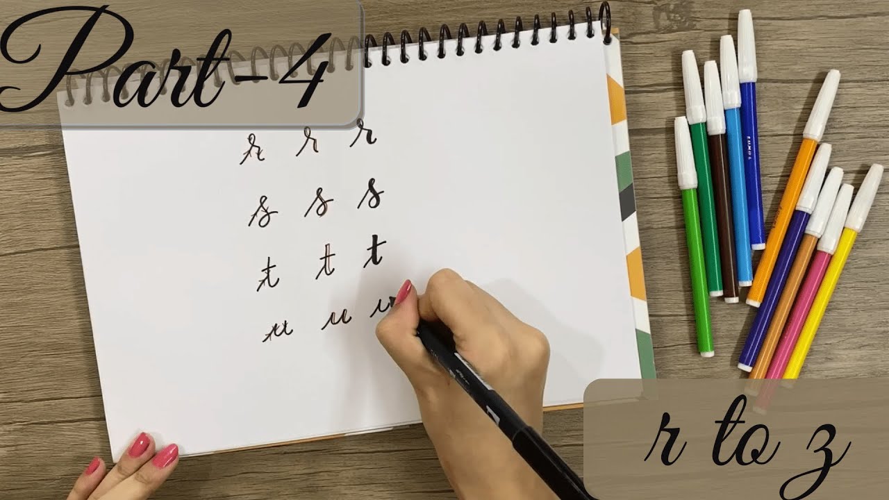 Calligraphy With Normal Pen 2020 Part 4| Faux Calligraphy For Beginners ...