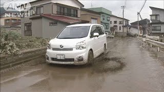 最上川氾濫で浸水被害　一夜明け…復旧作業続く　山形・戸沢村(2024年7月27日)