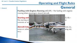 Air Law 6 - Operating and Flight Rules