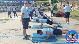 PNP PHYSICAL FITNESS TEST