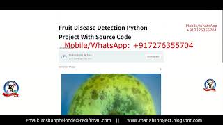 Fruit Disease Detection Using Python OpenCV | Fruit Disease Detection Using Deep Learning Project