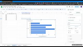 5C: Create Vertical and Horizontal Bar Graphs in Google Sheets