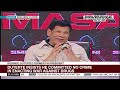 duterte insists he committed no crime in enacting war on drugs anc