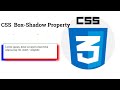 23  css box shadow property in css