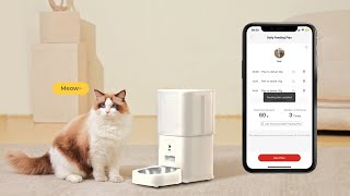 HHOLOVE iPet Smart Feeder Wi Fi Plus intallation and cleaning