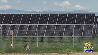 Colorado's newest large-scale solar energy project is now up and running in Pueblo County