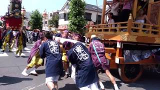 埼玉県久喜市の提灯祭り　ﾐﾙｸﾝ初提灯祭り