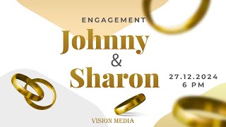 Johnny - Sharon | Engagement Ceremony💍 | Live Telecast