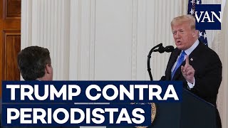 TRUMP se enfrenta con periodista de la CNN en la Casa Blanca