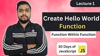 Create Hello World Function | Leetcode 2667 | 30 Days of JavaScript #javascript #leetcode