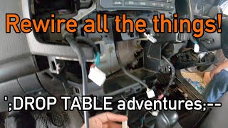 DTA Rev2.0 #18 - Rewire all the things! - Landcruiser 200 CB install, USB power, dashboard glass