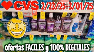 ✨️ofertas FACILES y 100% DIGITALES en CVS 2/23/25 - 3/1/25