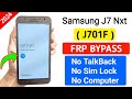 Samsung J7 Nxt Frp Unlock / ( J701F ) Google Account Bypass Without Pc New Trick Android 9.0 100% Ok