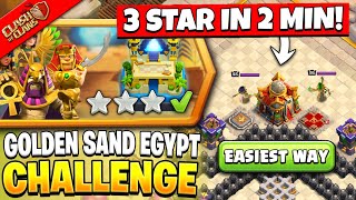 How to 3 Star Golden Sand and 3-Starry Nights Challenge in Clash of Clans | Coc