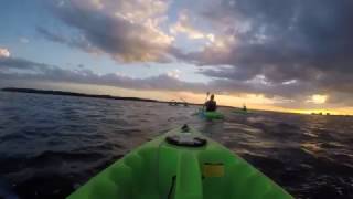 Sunset kayaking