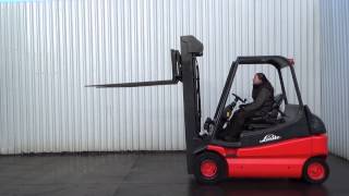 LINDE E25-02 / 2500KGS LIFT HEIGHT ELECTRIC FORKLIFT TRUCK