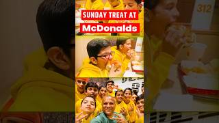 Sainik School Kids - Sunday Treat with Capt Atul sir - Shauryans at McDonald's