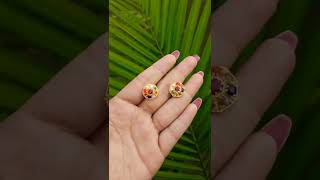 Navratna Earrings for this Shrawan! #fypシ #foryou #foryoupage #ytshort #ytnepal #youtubeshorts