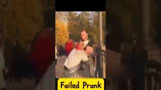 What goes wrong!!? Failed Prank! 🤣🤣 #funny #prank #shorts | ConnectAll