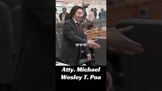 More reasons to adore Atty. Michael Poa... a real gentleman. 🩵🩵🩵