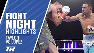 Teofimo Lopez Upsets Josh Taylor to Win Jr. Welterweight Title | FIGHT HIGHLIGHT