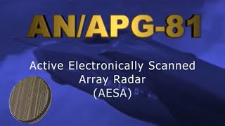 2009-08-31: AN/APG-81 AESA Radar