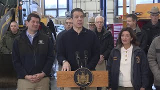 Gov. Cuomo responds to Thruway crash, truck ban