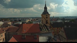 Rekonstrukce střechy kostela sv. Ignáce v Jičíně firmou Tes-98 - video dokument stavby