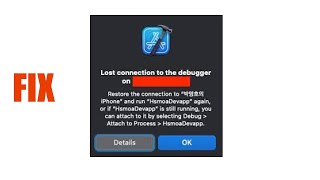 Lost Connection To The Debugger On Xcode Fix