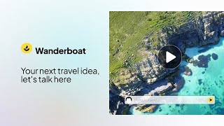 Wanderboat, Your Ultimate AI Trip Planner, Travel Planner