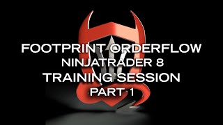 TradeDevils Orderflow Footprint Ninjatrader 8 Training Session - Practice Makes for Improvement.