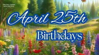 April 25th Birthdays 🌸| Taurus ♉️| Astrological Profile