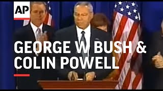 USA: GEORGE W BUSH & COLIN POWELL