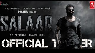 SALAAR Official Trailer | Prabhas | Shruthi Haasan | Prashanth Neel | Movie Series