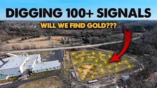 Digging 100+ Signals On A Ball Field Using Our Metal Detectors - Will We FIND GOLD???