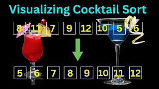 Cocktail Sort Visualization (No Talking) | Sorting Algorithm Animation