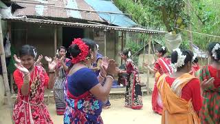 অয়রে চিকন কালিয়া | গ্রামের পরিবেশে সবাই মিলে একটি ধামাইল | #ধামাইলগান #sylhetidhamailgan