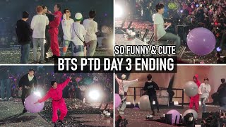 BTS PTD Concert Day 3 ENDING | So many funny/cute moments!
