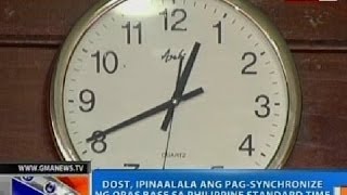 NTG: DOST, ipinaalala ang pag-synchronize ng oras base sa Philippine Standard Time